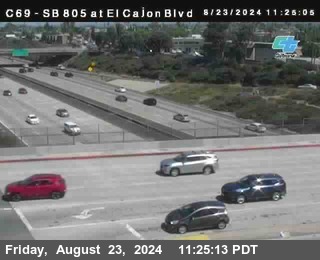 SB 805 at El Cajon Blvd (On Ramp)