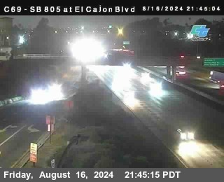 SB 805 at El Cajon Blvd (On Ramp)