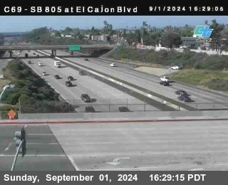 SB 805 at El Cajon Blvd (On Ramp)