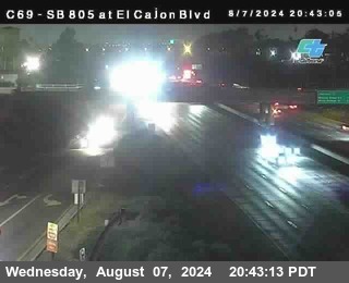 SB 805 at El Cajon Blvd (On Ramp)