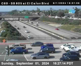 SB 805 at El Cajon Blvd (On Ramp)