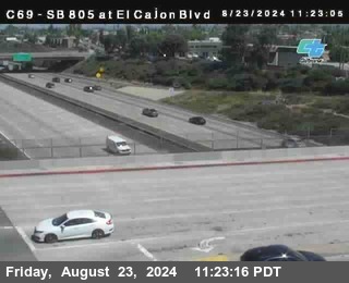 SB 805 at El Cajon Blvd (On Ramp)