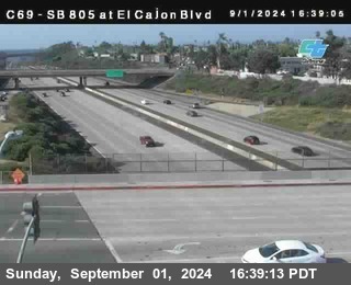 SB 805 at El Cajon Blvd (On Ramp)