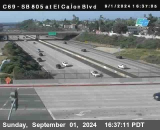 SB 805 at El Cajon Blvd (On Ramp)