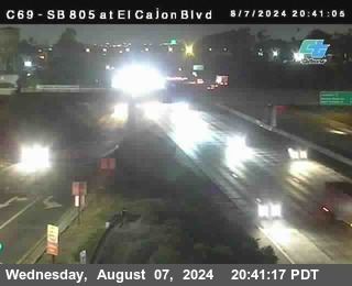 SB 805 at El Cajon Blvd (On Ramp)