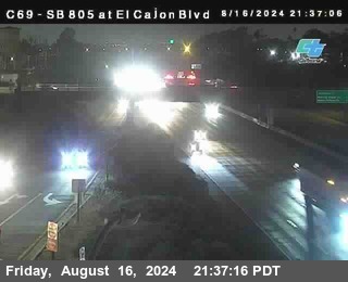 SB 805 at El Cajon Blvd (On Ramp)