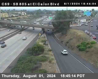 SB 805 at El Cajon Blvd (On Ramp)