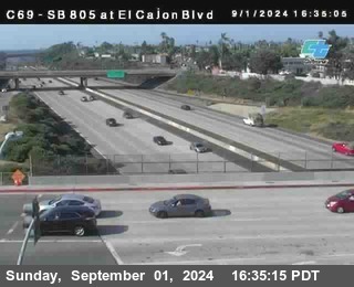 SB 805 at El Cajon Blvd (On Ramp)