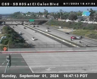 SB 805 at El Cajon Blvd (On Ramp)