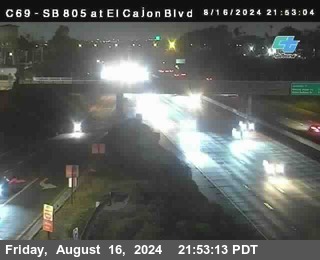 SB 805 at El Cajon Blvd (On Ramp)