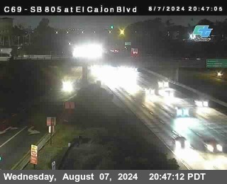 SB 805 at El Cajon Blvd (On Ramp)