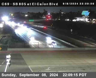 SB 805 at El Cajon Blvd (On Ramp)