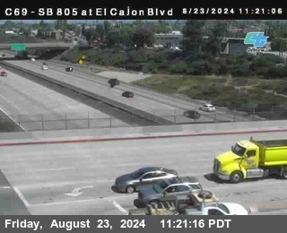 SB 805 at El Cajon Blvd (On Ramp)