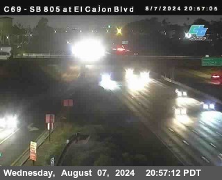 SB 805 at El Cajon Blvd (On Ramp)