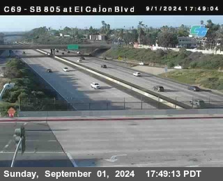 SB 805 at El Cajon Blvd (On Ramp)