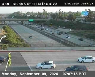 SB 805 at El Cajon Blvd (On Ramp)