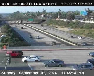 SB 805 at El Cajon Blvd (On Ramp)