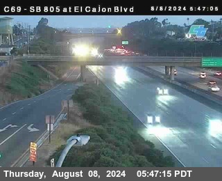 SB 805 at El Cajon Blvd (On Ramp)