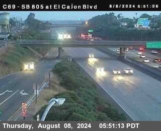 SB 805 at El Cajon Blvd (On Ramp)