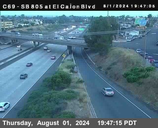 SB 805 at El Cajon Blvd (On Ramp)