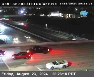 SB 805 at El Cajon Blvd (On Ramp)