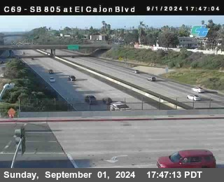 SB 805 at El Cajon Blvd (On Ramp)