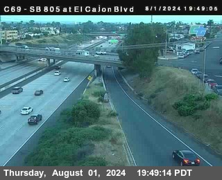 SB 805 at El Cajon Blvd (On Ramp)