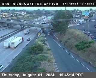 SB 805 at El Cajon Blvd (On Ramp)