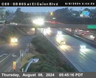 SB 805 at El Cajon Blvd (On Ramp)