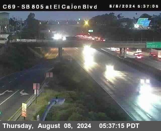 SB 805 at El Cajon Blvd (On Ramp)