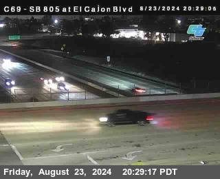 SB 805 at El Cajon Blvd (On Ramp)