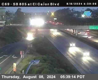 SB 805 at El Cajon Blvd (On Ramp)