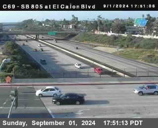 SB 805 at El Cajon Blvd (On Ramp)