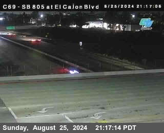 SB 805 at El Cajon Blvd (On Ramp)