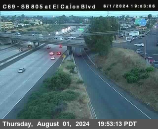 SB 805 at El Cajon Blvd (On Ramp)