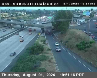 SB 805 at El Cajon Blvd (On Ramp)