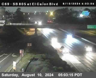 SB 805 at El Cajon Blvd (On Ramp)