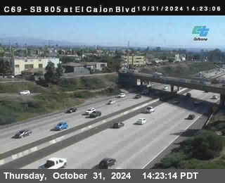 SB 805 at El Cajon Blvd (On Ramp)