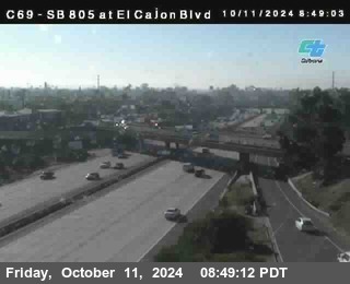 SB 805 at El Cajon Blvd (On Ramp)