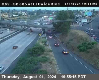 SB 805 at El Cajon Blvd (On Ramp)