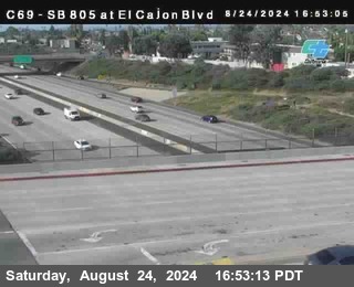 SB 805 at El Cajon Blvd (On Ramp)