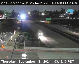 SB 805 at El Cajon Blvd (On Ramp)