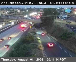 SB 805 at El Cajon Blvd (On Ramp)