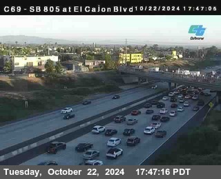 SB 805 at El Cajon Blvd (On Ramp)