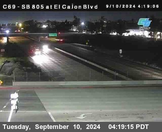 SB 805 at El Cajon Blvd (On Ramp)