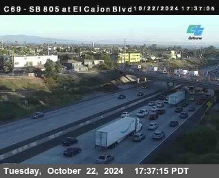 SB 805 at El Cajon Blvd (On Ramp)