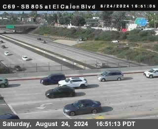 SB 805 at El Cajon Blvd (On Ramp)