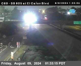 SB 805 at El Cajon Blvd (On Ramp)