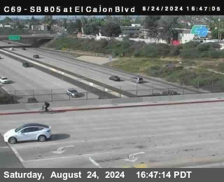 SB 805 at El Cajon Blvd (On Ramp)