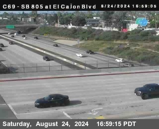 SB 805 at El Cajon Blvd (On Ramp)